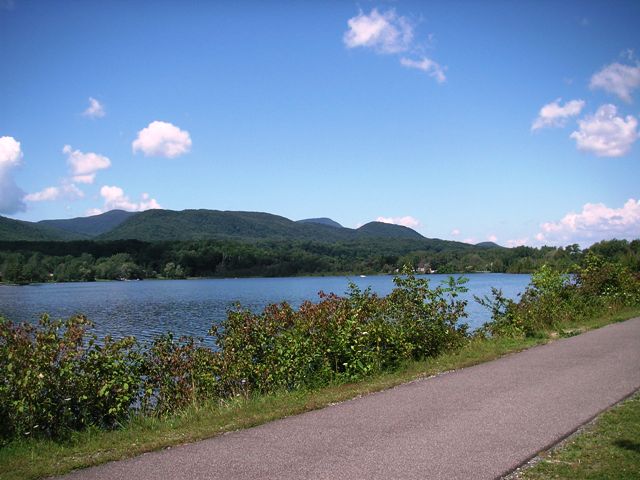 On the Ashuwillticook rail trail